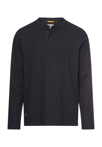 Едноцветна блуза с копчета Camel Active