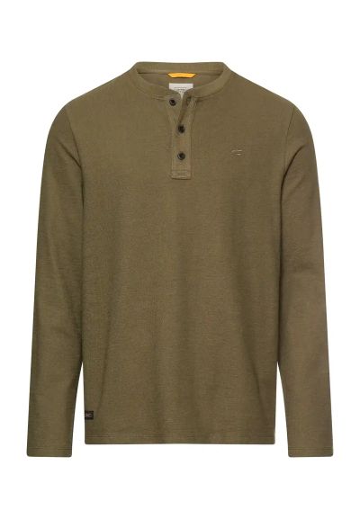 Едноцветна блуза с копчета Camel Active