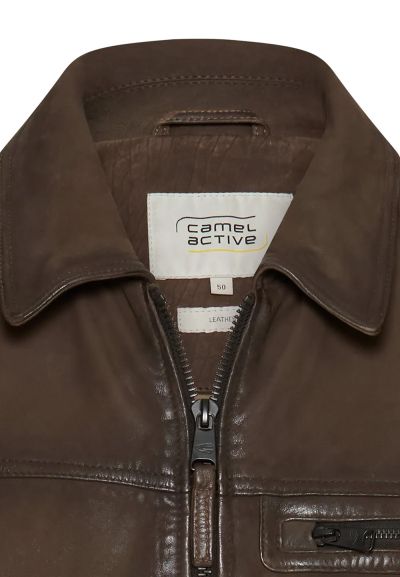 Късо кожено яке Camel Active