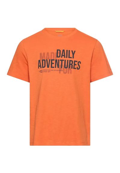 Оранжева тениска Camel Active с принт