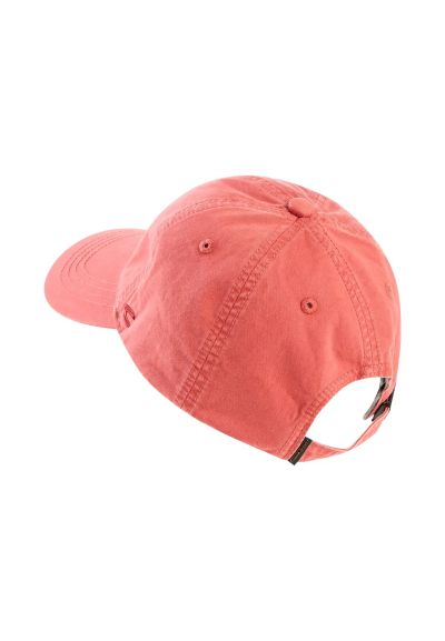 Шапка с козирка Camel Active, цвят корал