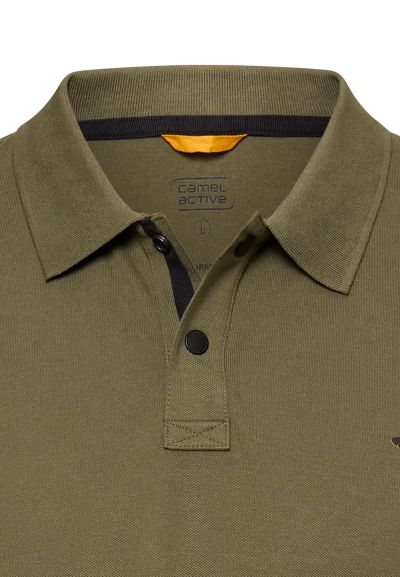 Зелена тениска с яка Camel Active