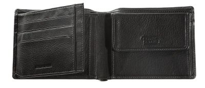 Черен кожен портфейл Camel Active