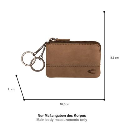 Кафяво кожено портмоне за ключове Camel Active