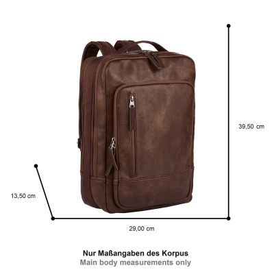 Кафява раница Camel Active от еко кожа