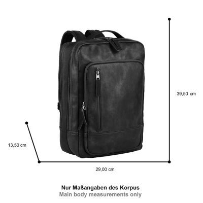 Черна раница Camel Active от еко кожа