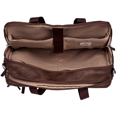 Кафява бизнес чанта Camel Active от еко кожа