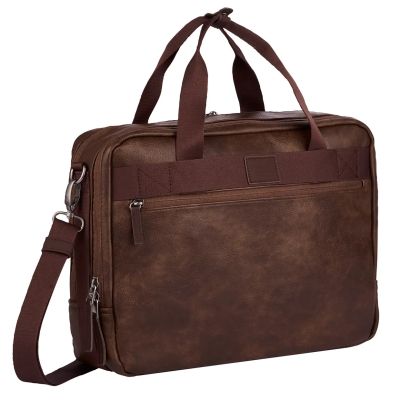 Кафява бизнес чанта Camel Active от еко кожа