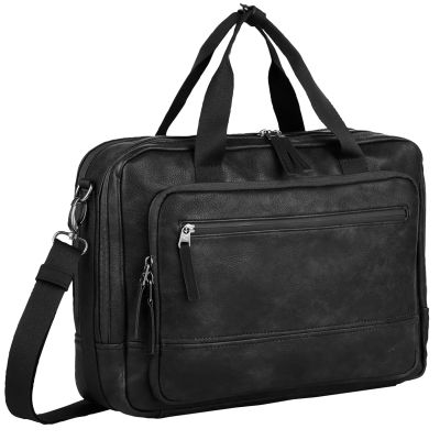 Черна бизнес чанта Camel Active от еко кожа