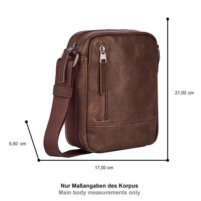 Кафява чантичка за рамо Camel Active от еко кожа