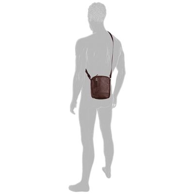 Кафява чантичка за рамо Camel Active от еко кожа