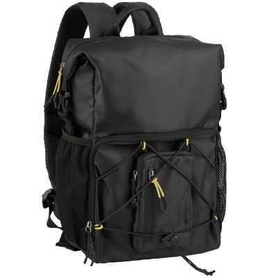 Олекотена черна раница Camel Active