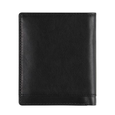 Черен вертикален портфейл Camel Active