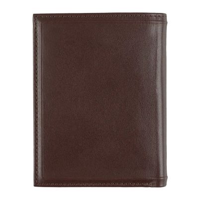 Кафяв вертикален портфейл Camel Active