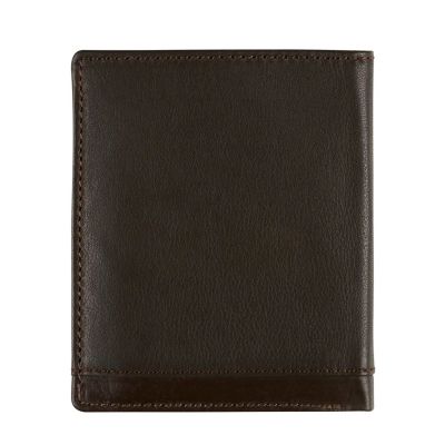 Кафяв вертикален портфейл Camel Active