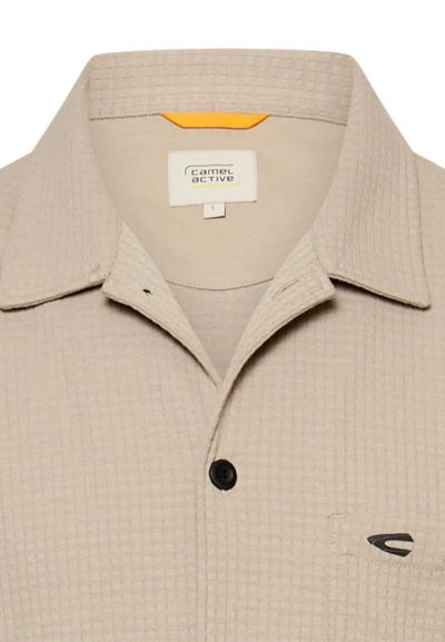 Бежова риза от трико Camel Active