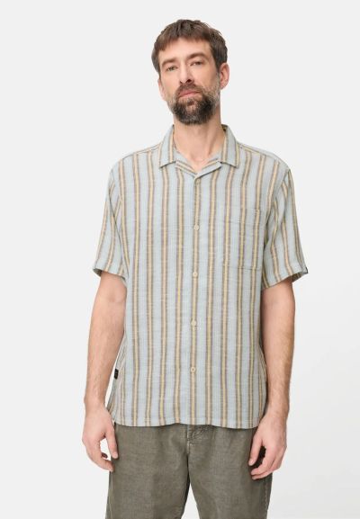 Синя раирана риза Camel Active