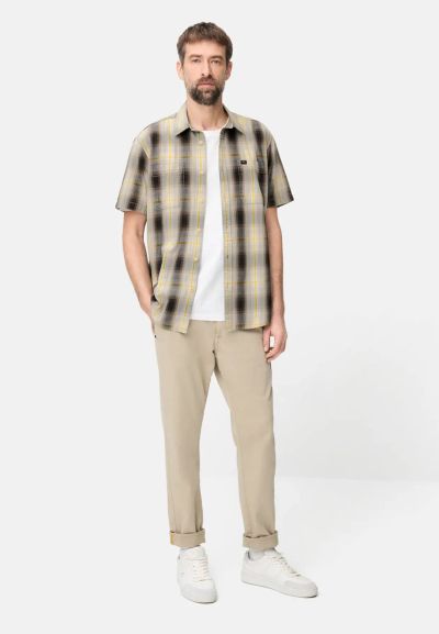 Карирана памучна риза Camel Active