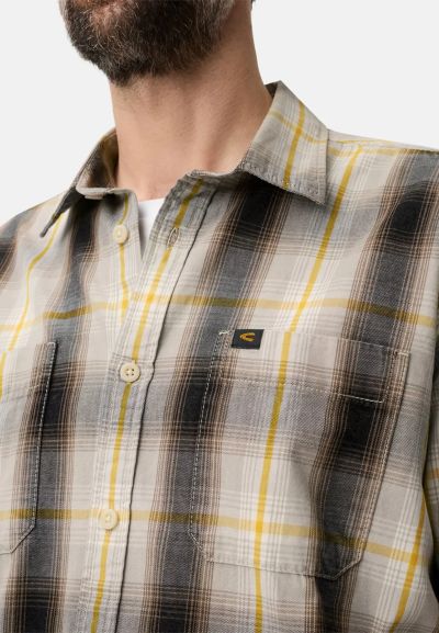 Карирана памучна риза Camel Active