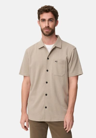 Бежова риза от трико Camel Active