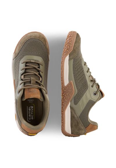 Олекотени сникърси Camel Active в цвят каки