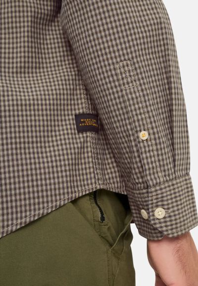 Карирана зелена риза Camel Active