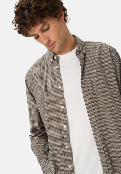 Карирана зелена риза Camel Active