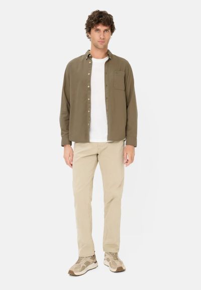 Едноцветна риза Camel Active с еластан