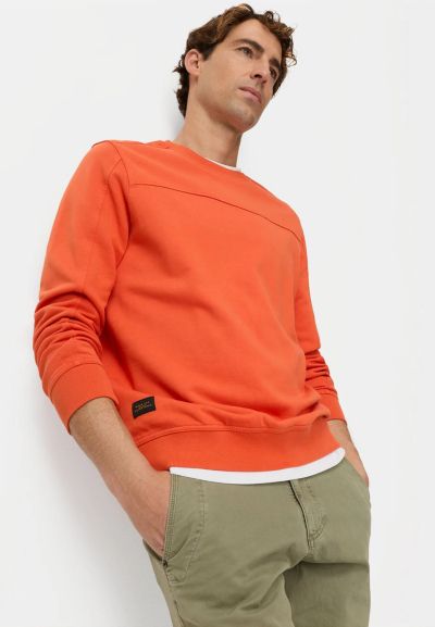 Оранжева памучна блуза Camel Active