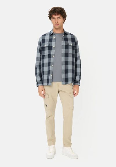 Синя блуза Camel Active, материя fleXXXactive®