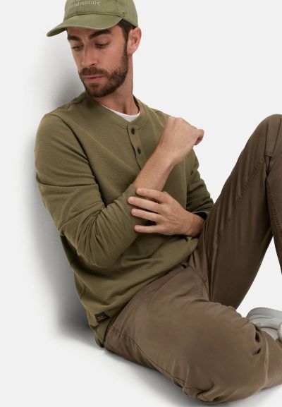 Едноцветна блуза с копчета Camel Active