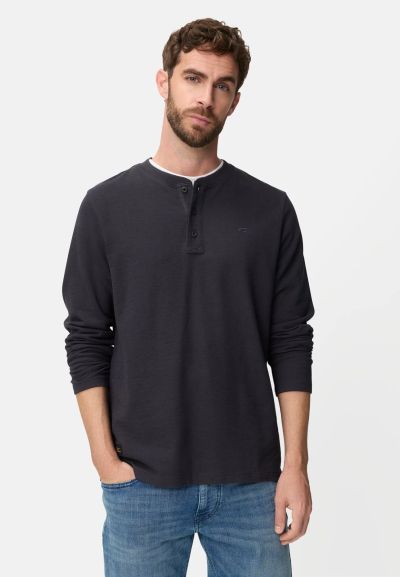 Едноцветна блуза с копчета Camel Active