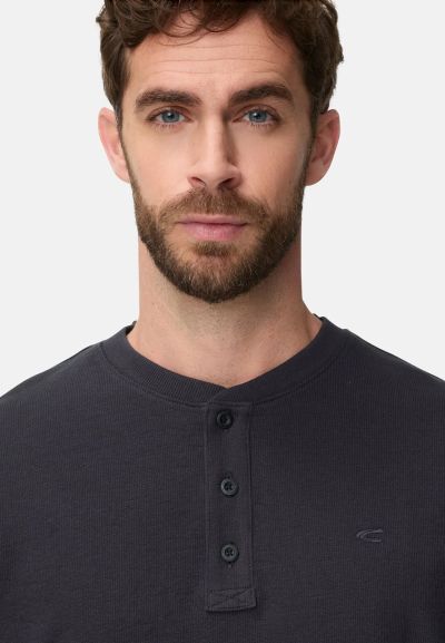 Едноцветна блуза с копчета Camel Active