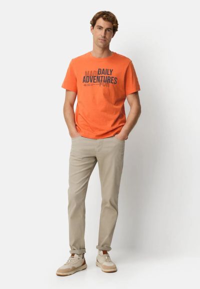 Оранжева тениска Camel Active с принт
