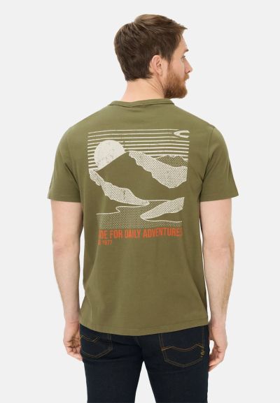 Зелена тениска Camel Active с принт