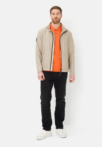 Оранжева тениска с яка Camel Active