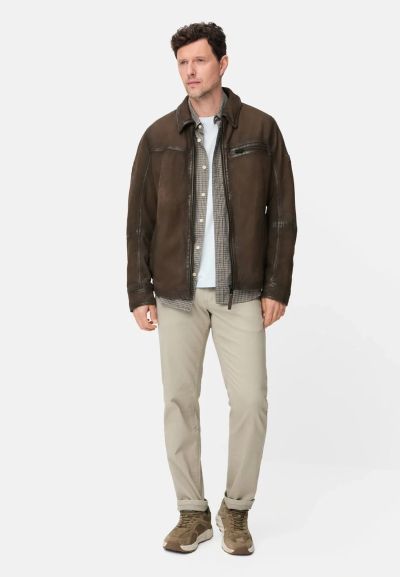 Късо кожено яке Camel Active