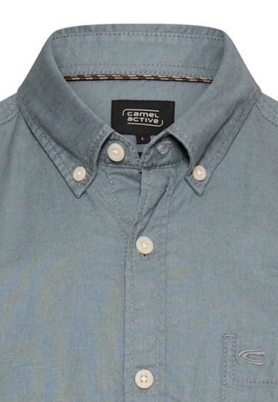 Синя риза Camel Active, лен и памук
