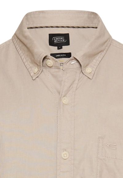 Светла риза Camel Active, лен и памук