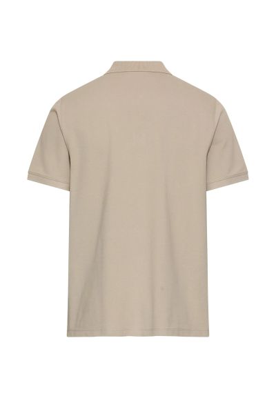 Бежова тениска с яка Camel Active