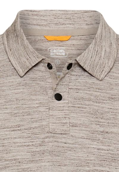 Тениска с яка и копчета Camel Active