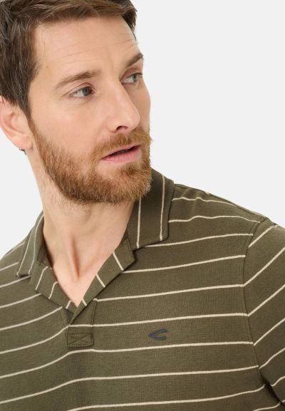 Раирана тениска с яка Camel Active