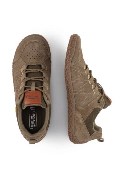 Сникърси от набук Camel Active в цвят каки