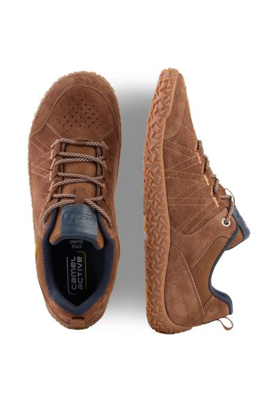 Сникърси от набук Camel Active в цвят коняк