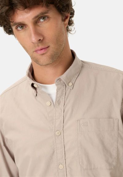 Светла риза Camel Active, лен и памук
