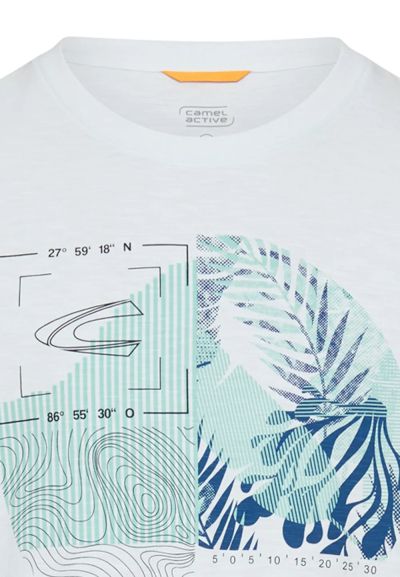 Светло синя тениска Camel Active с принт
