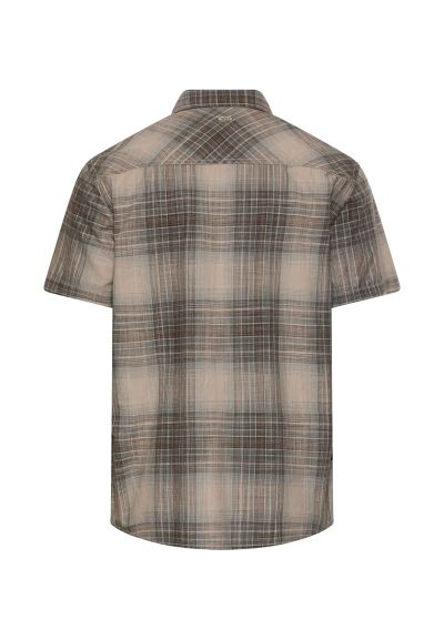 Кафява карирана риза Camel Active, памук