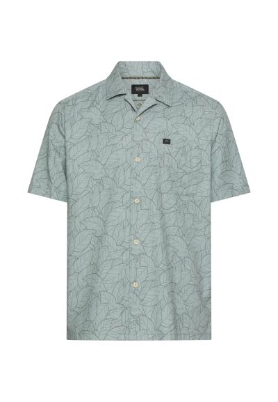 Риза с къс ръкав Camel Active, десен на листа