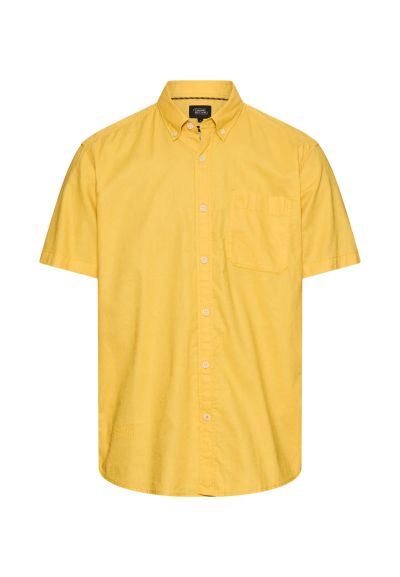 Жълта Риза с къс ръкав Camel Active, лен и памук