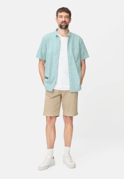 Риза с къс ръкав Camel Active, лен и памук